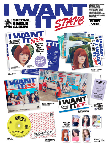 Stayc - Special Single Album [I WANT IT] (2 Versions).
