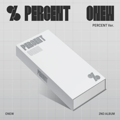 Onew (SHINee) - 2nd Album [Percent] PERCENT Version.