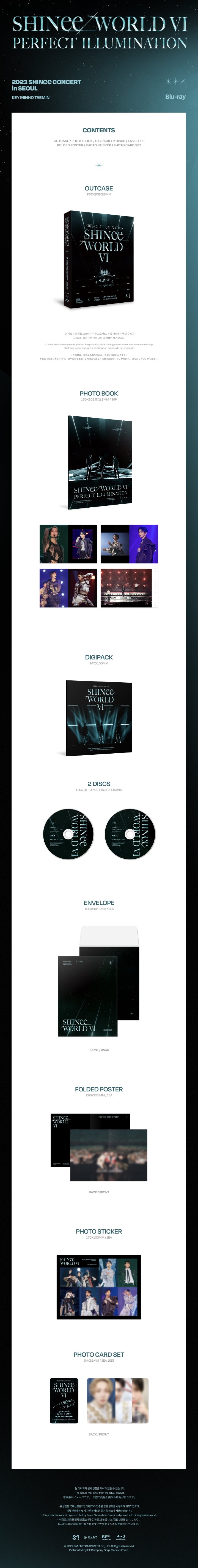 SHINEE World VI Perferct Illumination in Seoul Blu-ray Version