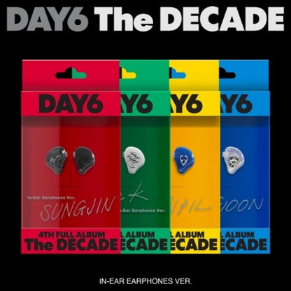 DAY6 - 4th Full Album [The DECADE] IN-Ear Earphones Version (4 Versions).
