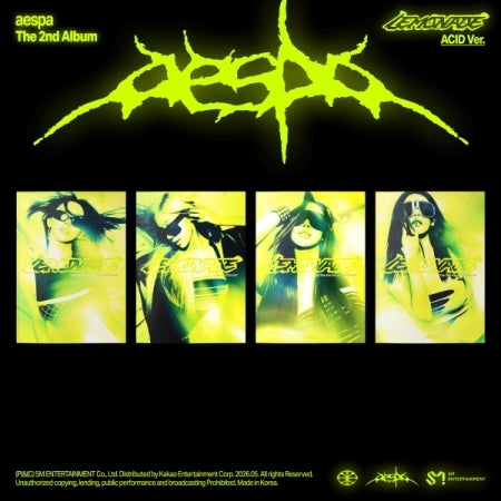 (PRE-ORDER 2026-05-29) aespa - 2nd Album [LEMONADE] ACID Version (4 Versions) Random 1ea (POB Included - Pre Order only)