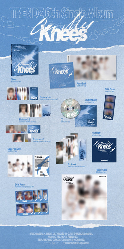 (PRE-ORDER 2026-07-09) TRENDZ - 6th Single Album [On My Knees]