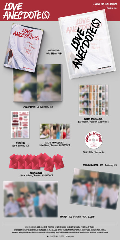 EVNNE - 5th Mini Album [LOVE ANECDOTE(S)] (2 Versions).