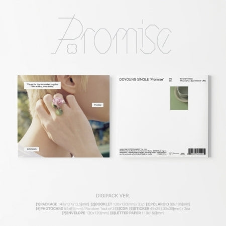 Doyoung (NCT) - Single Album [Promise] Digipack Version.