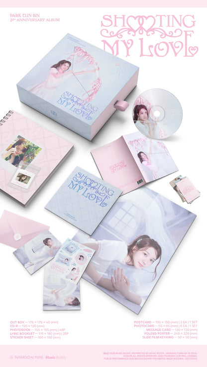 (PRE-ORDER 2026-09-04) Park Eun Bin 박은빈 - 30th Anniversary Album [SHOOTING MY LOVE]