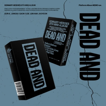 Xdinary Heroes - 8th Mini Album [DEAD AND] Platform Album NEMO Version