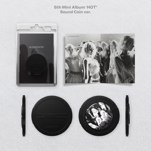 (PRE-ORDER 2026-07-10) LE SSERAFIM - 5th Mini Album [HOT] Sound Coin Version