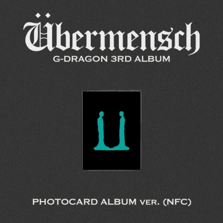 G-DRAGON (BIGBANG) - 3rd Album [Übermensch] Photocard Album Version.