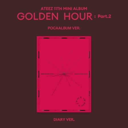 ATEEZ - 11th Mini Album GOLDEN HOUR: Part.2 POCAALBUM Version (3 Versions).