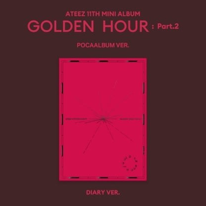 ATEEZ - 11th Mini Album GOLDEN HOUR: Part.2 POCAALBUM Version (3 Versions).