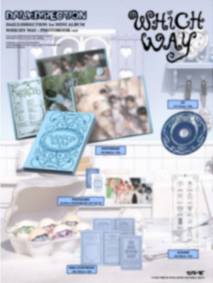DAILY:DIRECTION 데일리:디렉션 - 1st Mini Album [Which Way] (2 Versions) Random 1ea