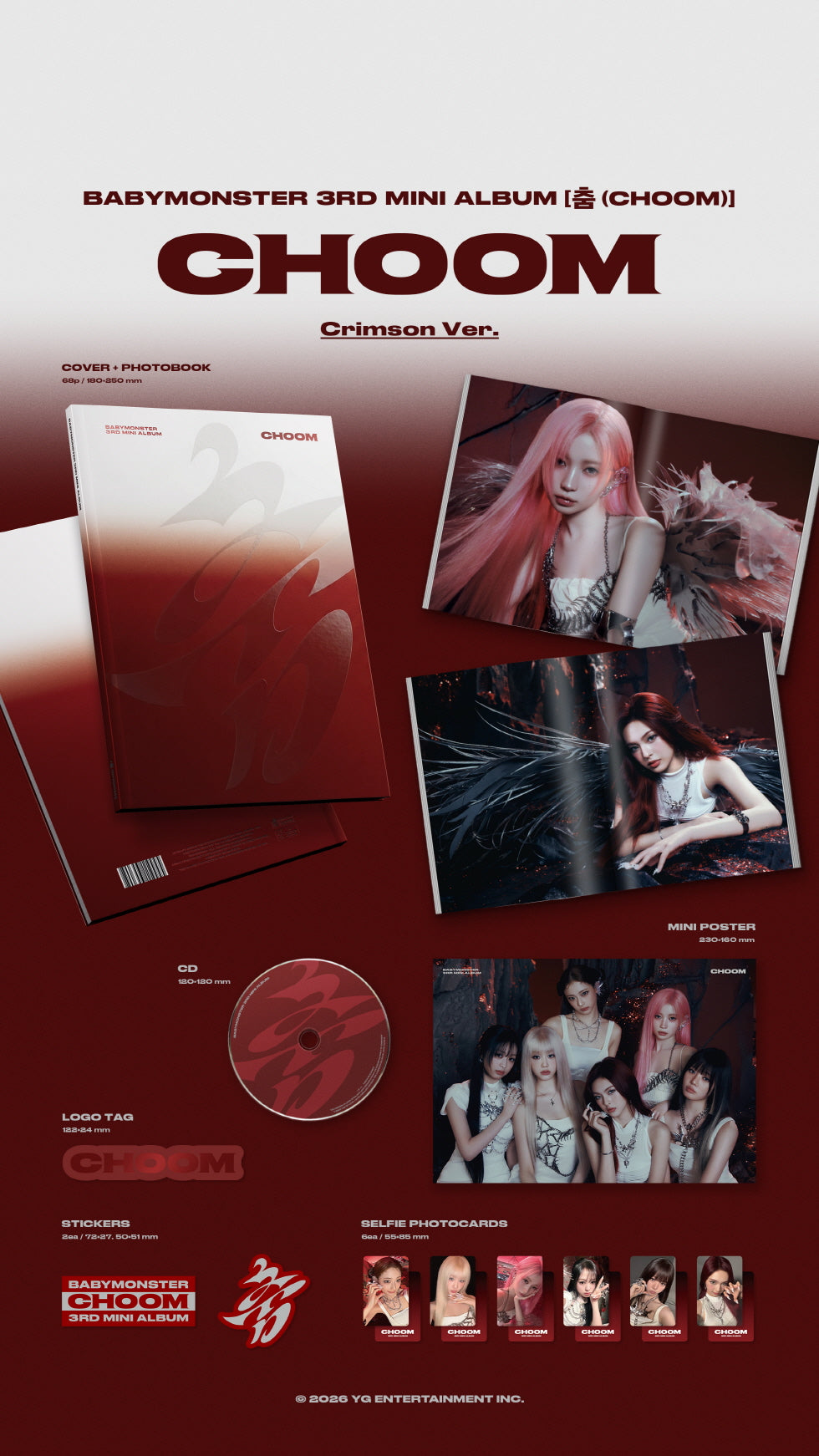 BABYMONSTER - 3rd Mini Album [춤 CHOOM] Standard Version (3