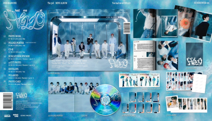 Zerobaseone 3rd Mini Album You had me at HELLO (2 Versions).