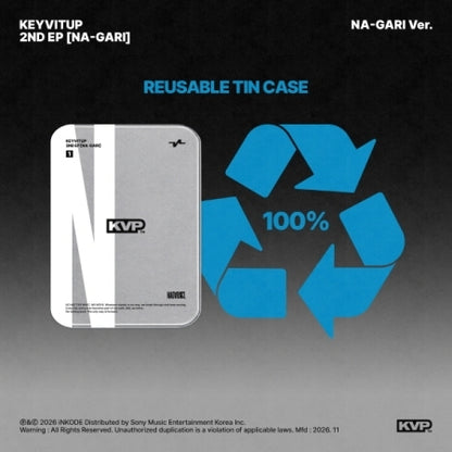 (PRE-ORDER 2026-11-09) KEYVITUP 키빗업 - 2nd EP Album [NA-GARI] NA-GARI Version