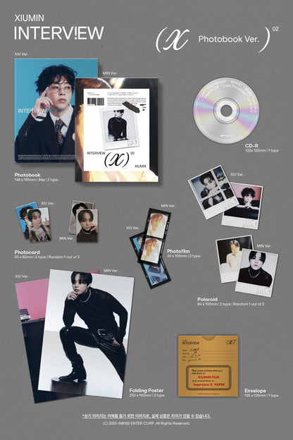 Xiumin (EXO) - Interview X Photobook Version (2 Versions).
