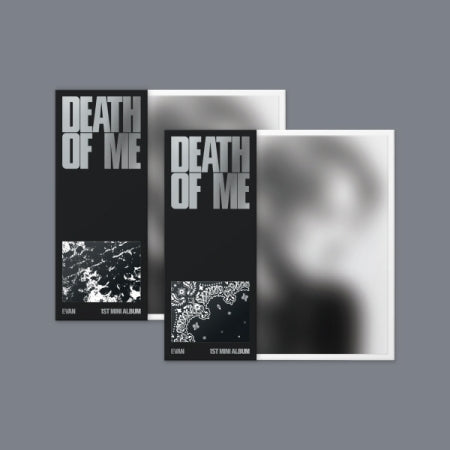 (PRE-ORDER 2026-09-07) EVAN 에반 - 1st Mini Album [DEATH OF ME] BANDANA Version (2 Versions) Set