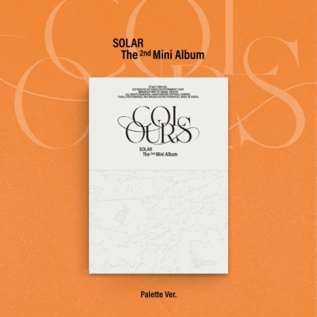 Solar (Mamamoo) - 2nd Mini Album COLOURS Palette Version.