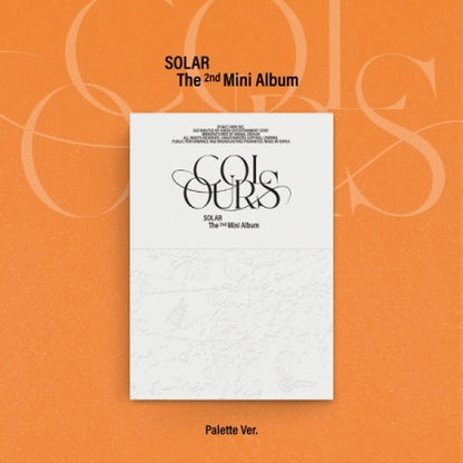 Solar (Mamamoo) - 2nd Mini Album COLOURS Palette Version.