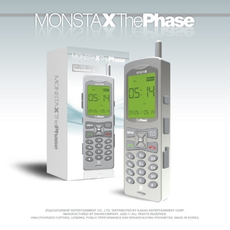 (PRE-ORDER 2026-11-27) MONSTA X 몬스타엑스 - EP Album [The Phase] MX-0514 Table Clock Version (Limited Version)
