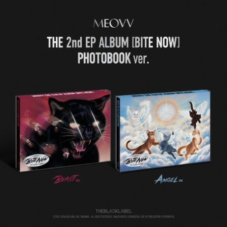 (PRE-ORDER 2026-06-01) MEOVV - 2nd EP Album [BITE NOW] Photobook Version (2 Versions) Random 1ea (POB Photocard Included - Pre-order only)