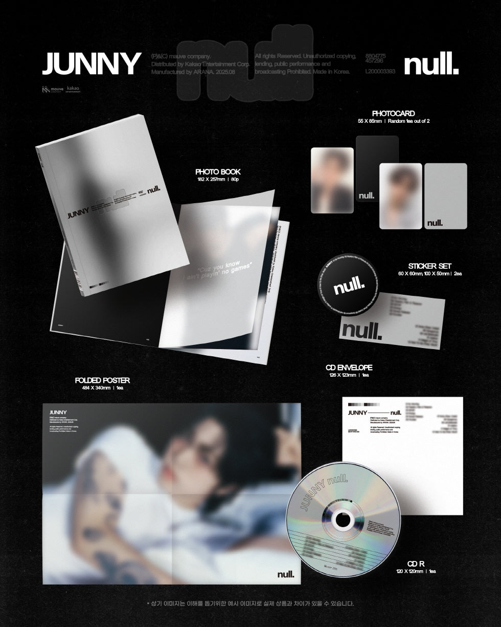(PRE-ORDER 2025-08-21) JUNNY - The 2nd Album [null.]