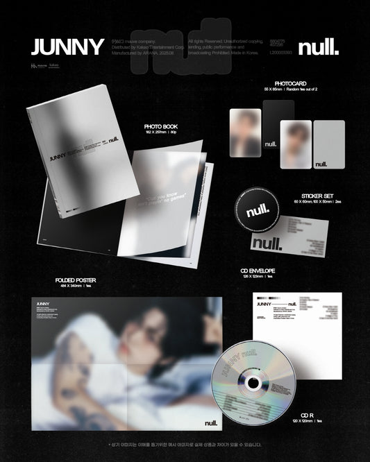 (PRE-ORDER 2025-08-21) JUNNY - The 2nd Album [null.]