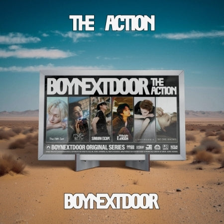BOYNEXTDOOR - 5th EP Album [The Action] Frame Version (Random 1ea)(POB Photocard 1ea Included)