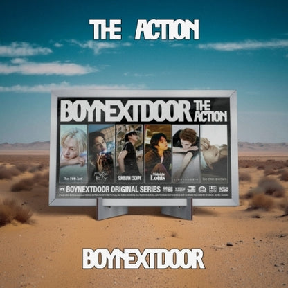 BOYNEXTDOOR - 5th EP Album [The Action] Frame Version (Random 1ea)(POB Photocard 1ea Included)