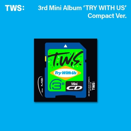 TWS - 3rd Mini Album [TRY WITH US] Compact Version (7 Versions) Random 1ea (POB - Photocard Included - Limited Quantity)..