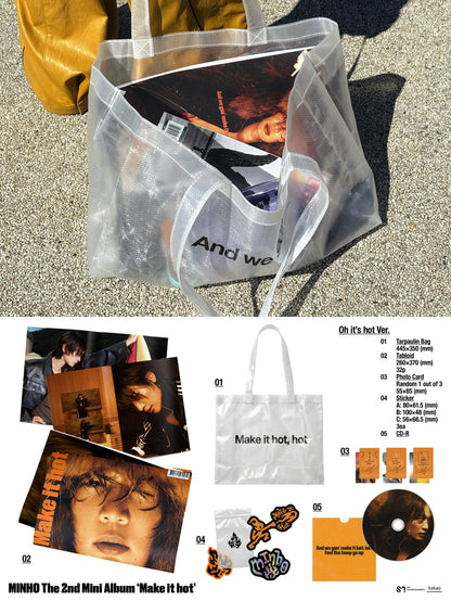 (PRE-ORDER 2026-09-08) Minho (SHINee) - 2nd Mini Album [Make it hot] Oh it's hot Version