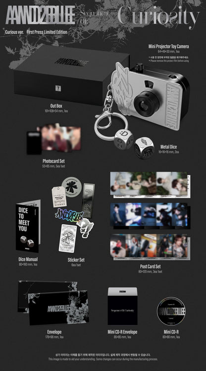 AND2BLE (앤더블) - 1st Mini Album [Sequence 01: Curiosity] Curious Version (First Press Limited Edition)