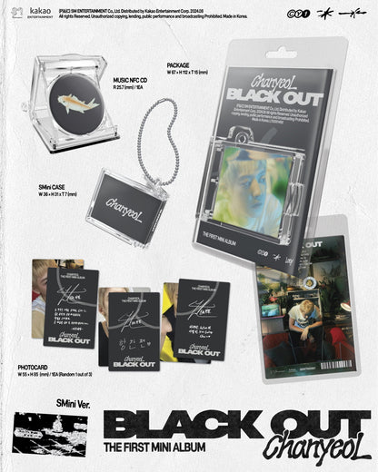 Chanyeol (EXO) 1st Mini Album Black Out SMini Version