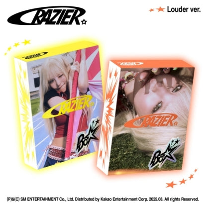 (PRE-ORDER 2025-08-05) BoA - 11th Album [CRAZIER] Louder Version (2 Versions) Random 1ea