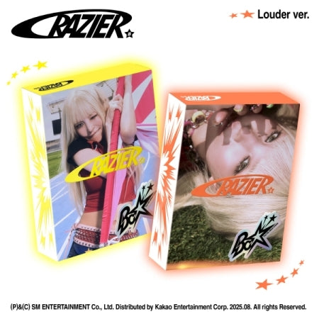 (PRE-ORDER 2025-08-05) BoA - 11th Album [CRAZIER] Louder Version (2 Versions) Random 1ea
