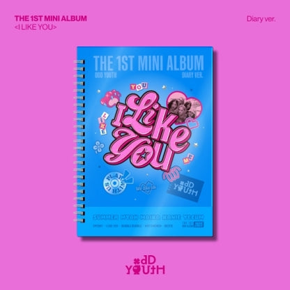 ODD YOUTH - 1st Mini Album [I LIKE YOU] Diary Version.