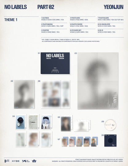 YEONJUN (TXT) - [NO LABELS: PART 02](3 Versions)