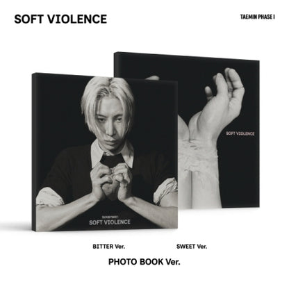 TAEMIN (SHINee) - [PHASE I : Soft Violence] Photobook Version (2 Versions)(🎁POB Option available)