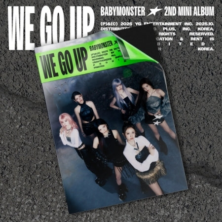BABYMONSTER - 2nd Mini Album [WE GO UP] (3 Versions) Random 1ea