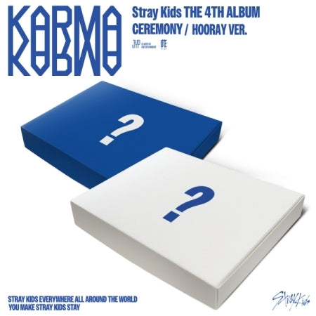 (PRE-ORDER 2025-08-22) Stray Kids - 4th Full Album [KARMA] (2 Versions) Set (POB Photocard 2ea Included)