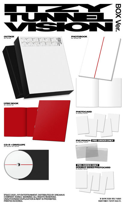 (PRE-ORDER 2025-11-10) ITZY - [TUNNEL Vision] Box Version