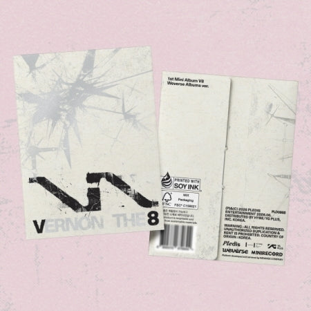 (PRE-ORDER 2026-06-29) V8(VERNON THE8)(Seventeen) - 1st Mini Album [V8] Weverse Albums Version