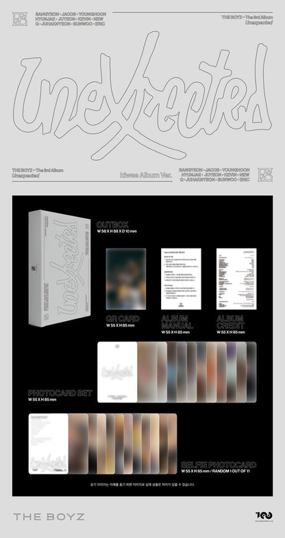 THE BOYZ - 3rd Album [Unexpected] kiwee Album Version.