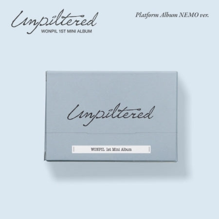 (PRE-ORDER 2026-03-30) Wonpil (Day6) - 1st Mini Album [Unpiltered] Platform Album NEMO Version
