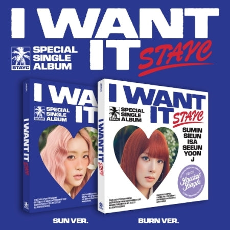Stayc - Special Single Album [I WANT IT] (2 Versions) Random 1ea