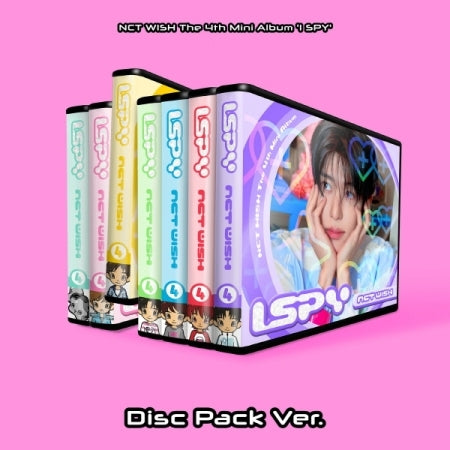 (PRE-ORDER 2026-10-13) NCT Wish - 4th Mini Album [I SPY] Disc Pack Version (7 Versions) Random 1ea (🎁POB Included - Pre-order only)