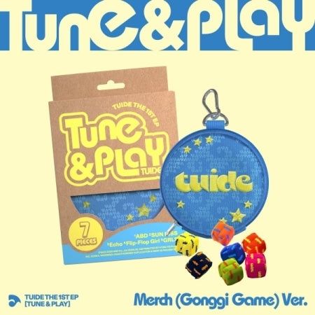 (PRE-ORDER 2026-08-24) TUIDE (튜이드) - 1st EP Album [TUNE & PLAY] Merch Version (Gonggi Game)(Limited Version)