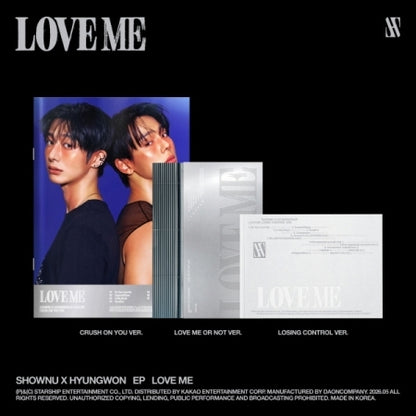 Shownu X Hyungwon (Monsta X) - EP Album [LOVE ME] Standard Version (3 Versions)