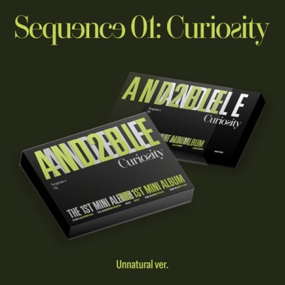 (PRE-ORDER 2026-05-27) AND2BLE (앤더블) - 1st Mini Album [Sequence 01: Curiosity] (3 Versions) Set (POB Included - Pre-order only)