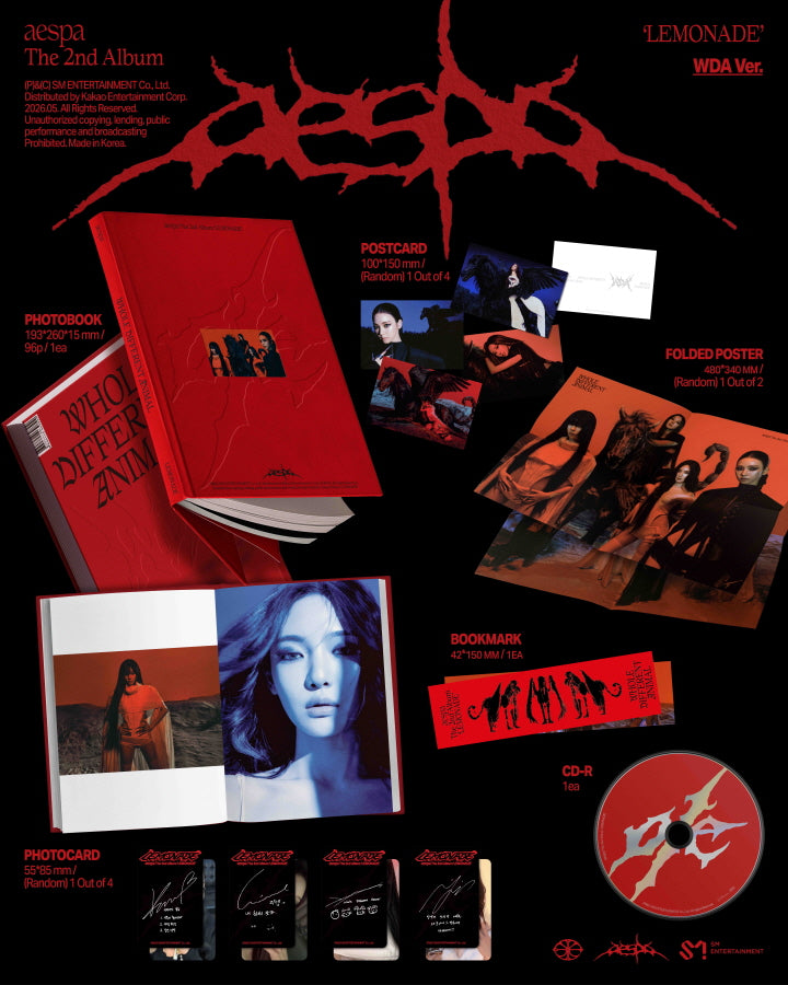 aespa - 2nd Album [LEMONADE] WDA Version