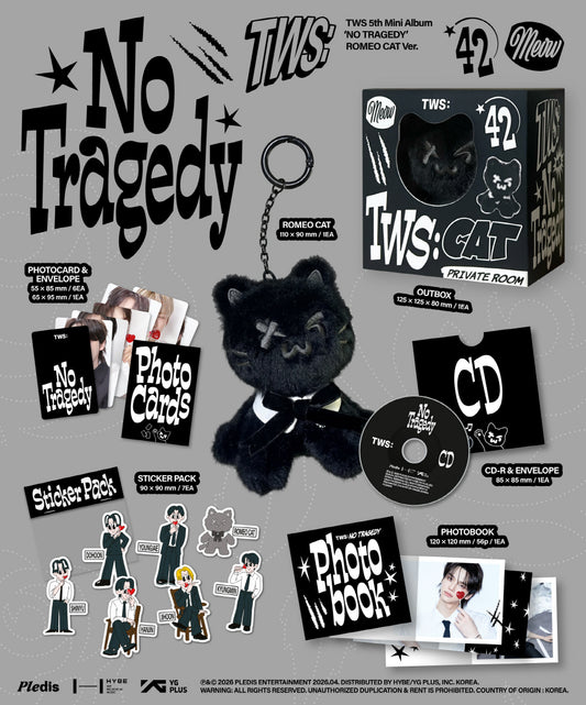 (PRE-ORDER 2026-04-27) TWS - 5th Mini Album [NO TRAGEDY] ROMEO CAT Version